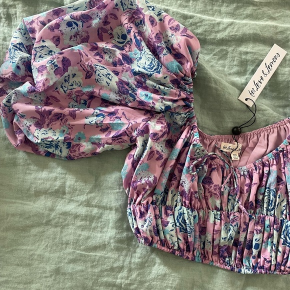 NWT For Love and Lemons Belize crop top - Picture 5 of 7